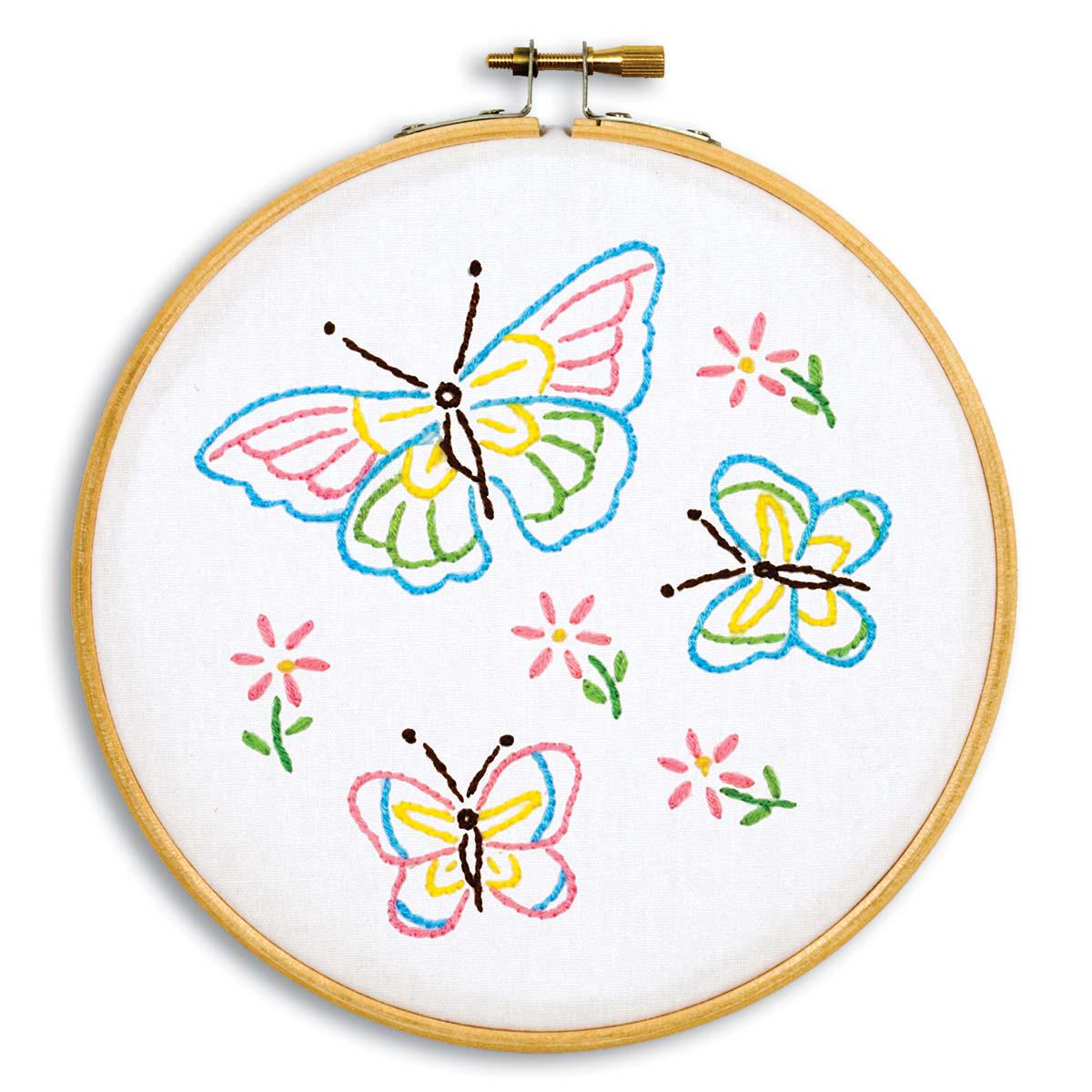 Fluttering Butterflies Hoop Kit 4096-143