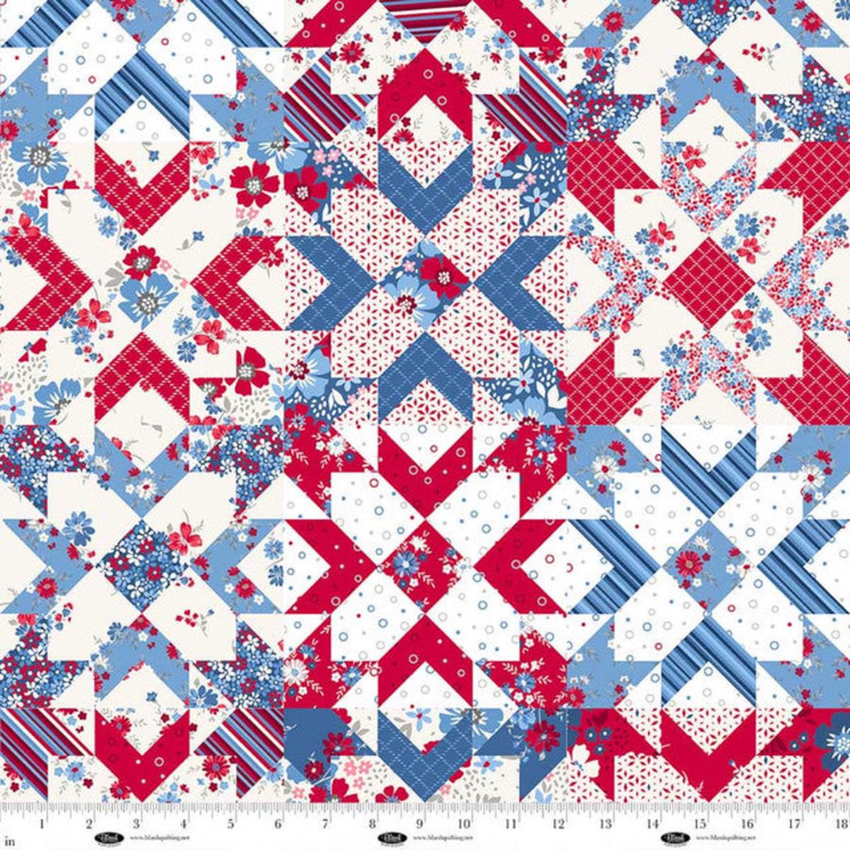Front Porch Charm Collection Cheater Style Cotton Fabric 4701