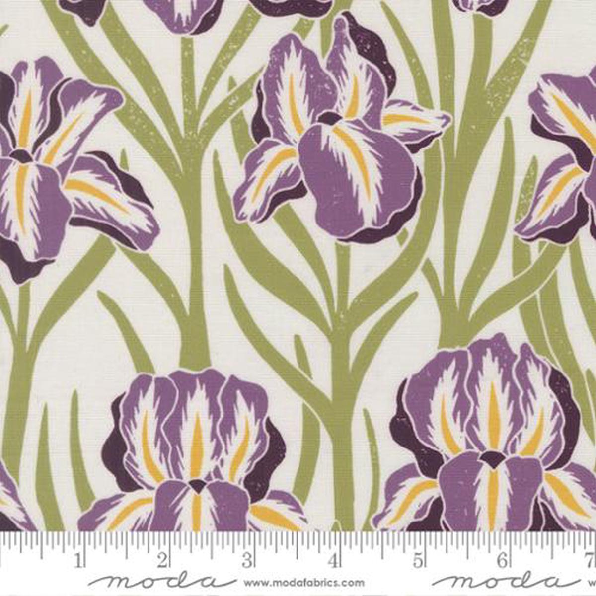Garden Series Collection Iris Cotton Fabric 3321