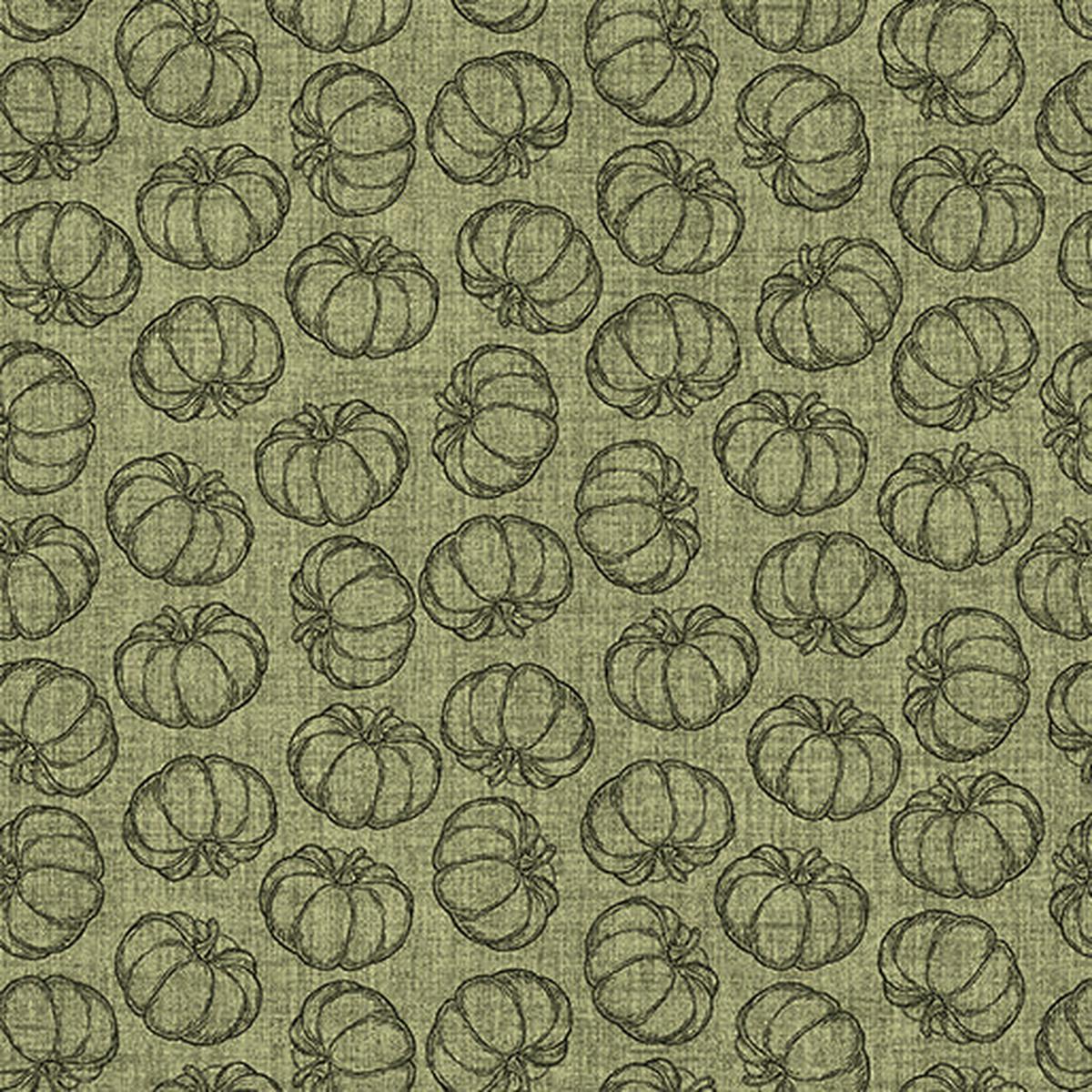 Harvest Farm Collection Tossed Pumpkins Cotton Fabric 13051