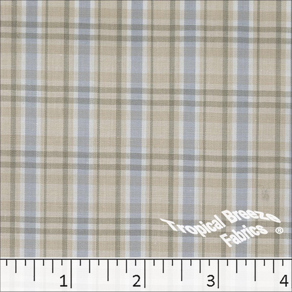 Poly Cotton Yarn Dye Plaid Fabric 0741