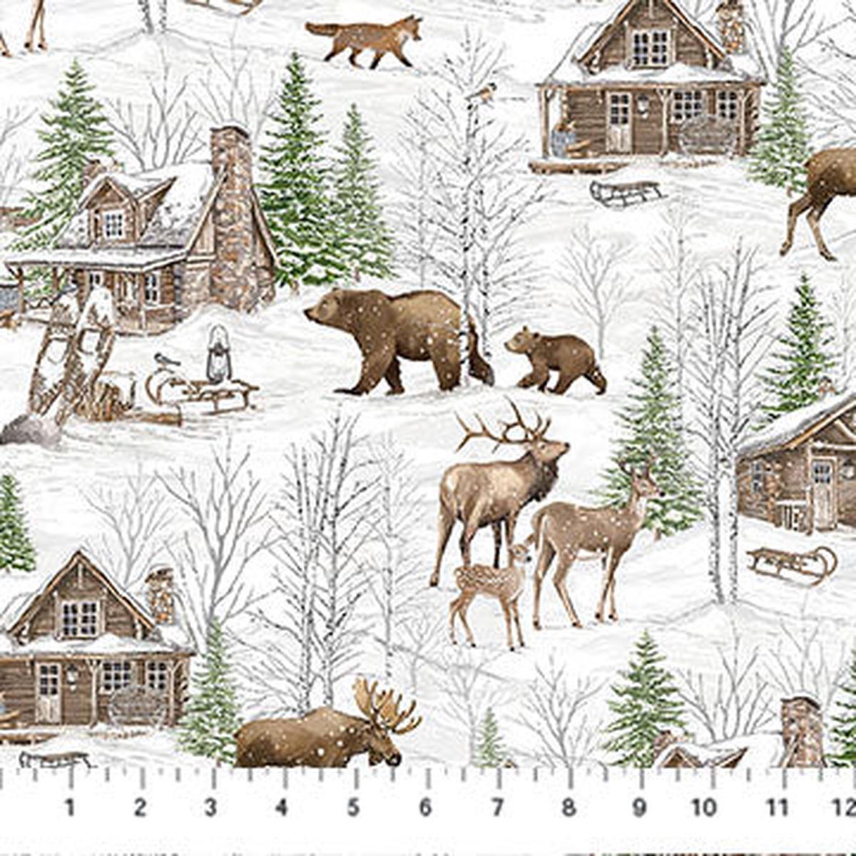 Winter Woodland Cotton Fabric Collection 288