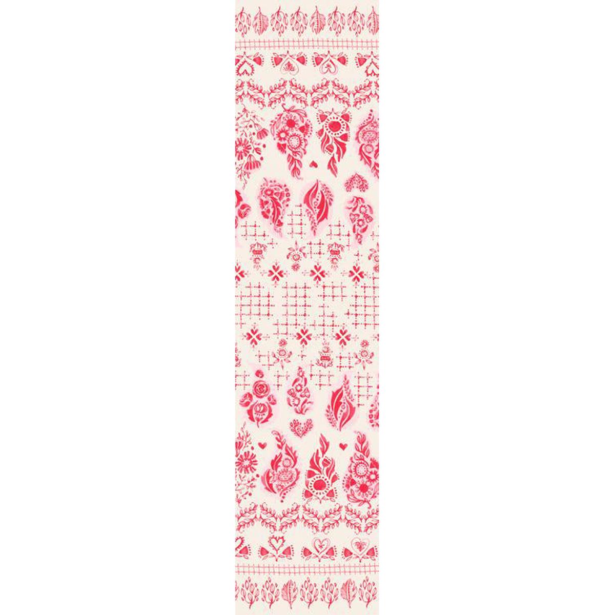 Darling Peony Collection Double Border Cotton Fabric 48795
