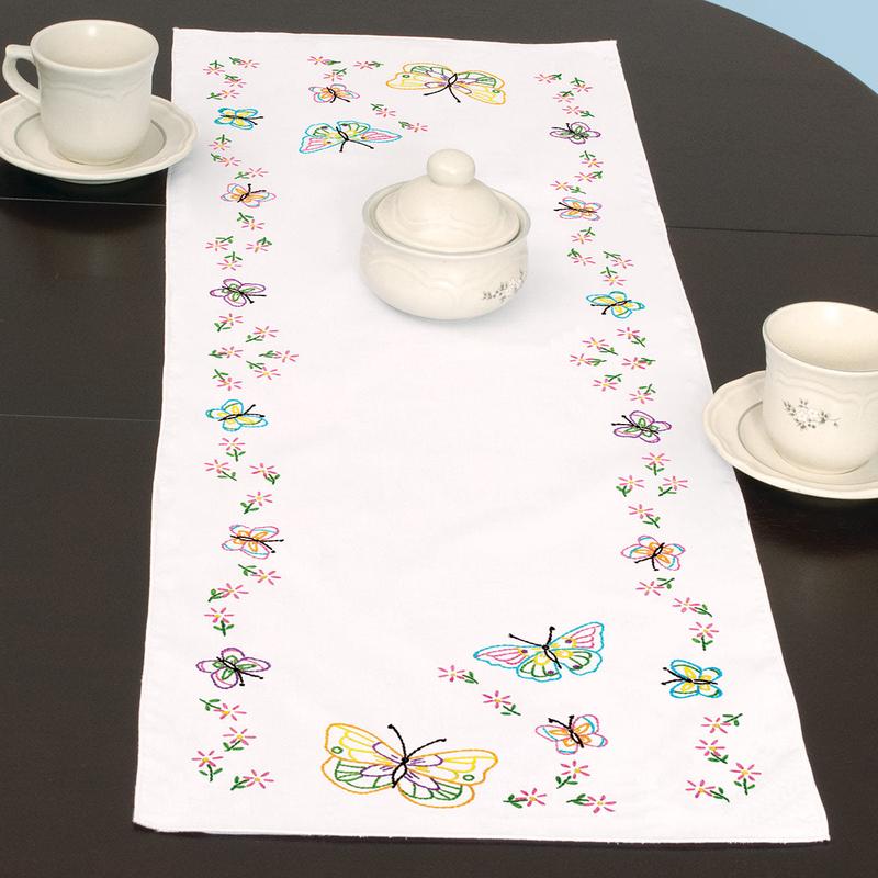 Fluttering Butterflies Table Runner 560-143