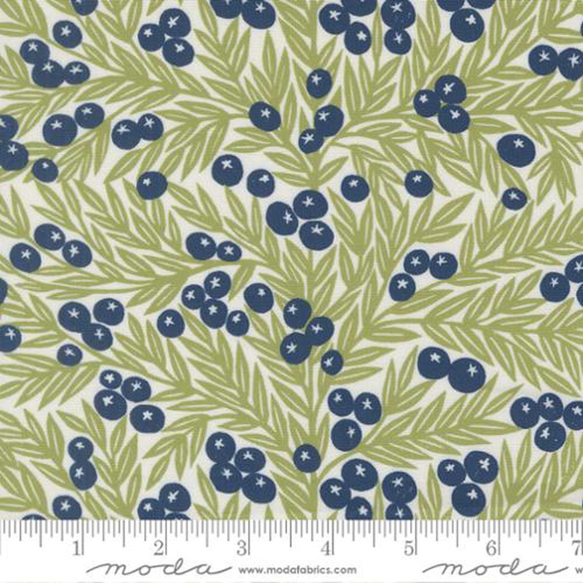 Garden Series Collection Blueberries Cotton Fabric 3325