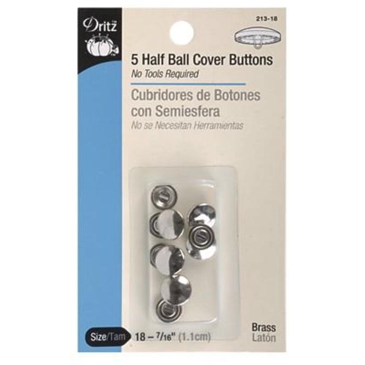 Half Ball Cover Buttons 213