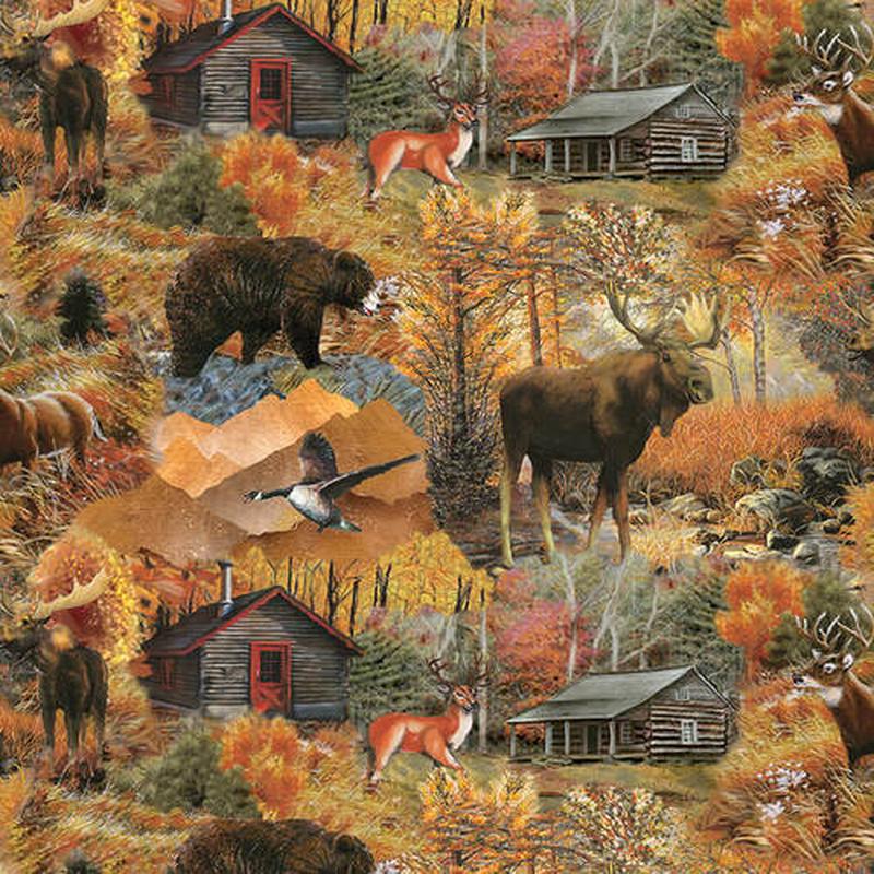 Wilderness Trail Collection Cotton Fabric
