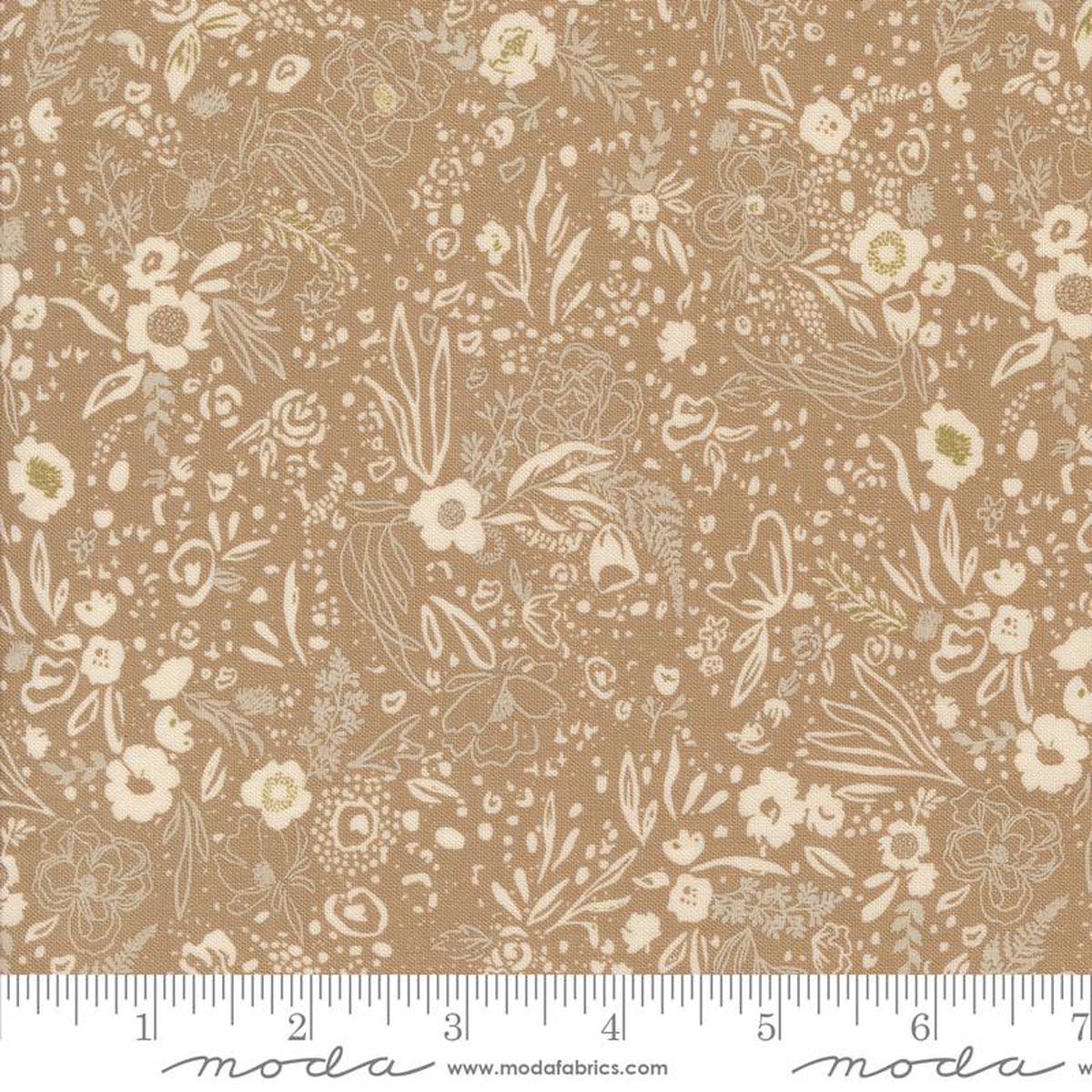 Foraged Found and Hand Me Down Collection Field of Fancy Cotton Fabric 45636