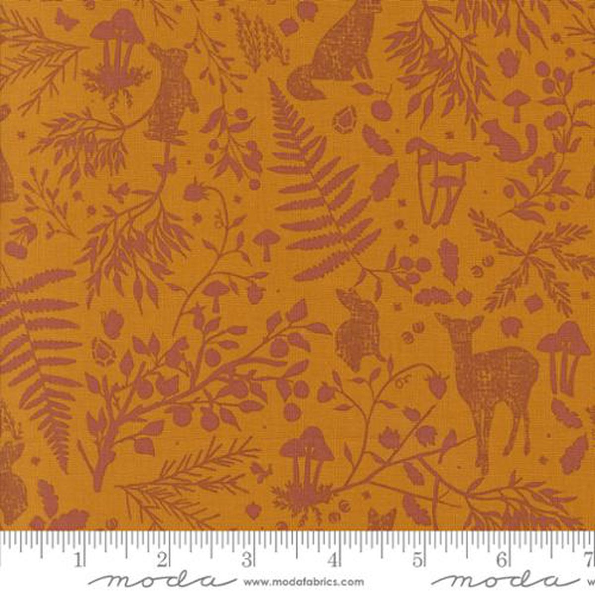 Frivolity Collection Animals and Leaves Cotton Fabric 43192