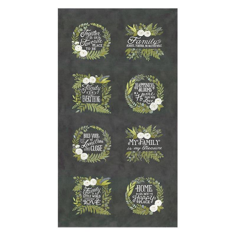 Happiness Blooms Cotton Fabric Panels 56050