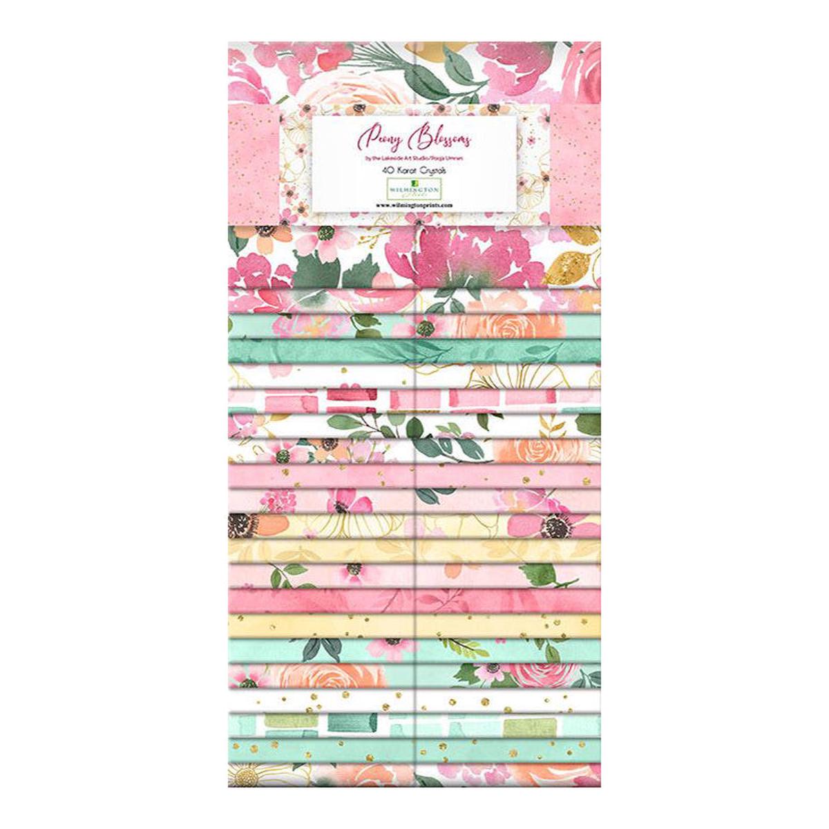 Peony Blossoms Collection 40 Karat Crystals Cotton Fabric 840-887-840
