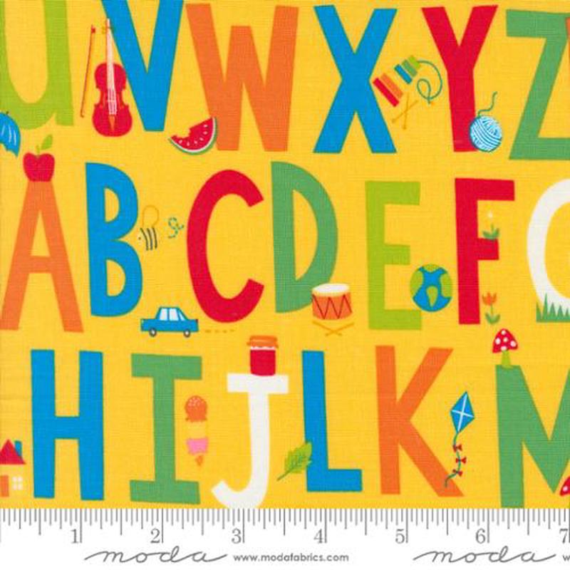 Back to School Collection ABCs Cotton Fabric 20890