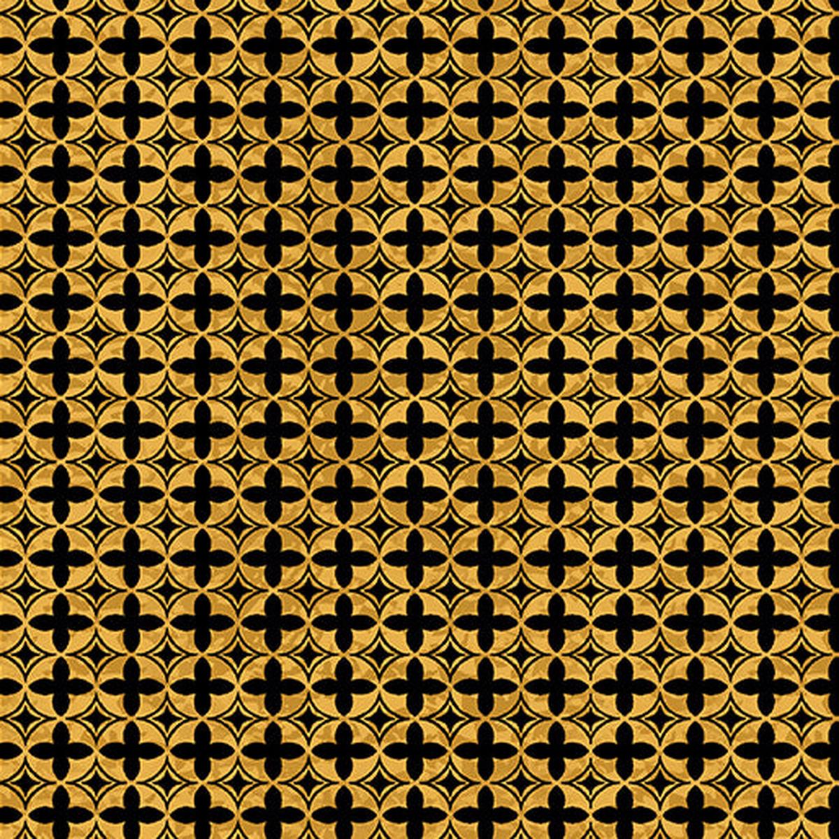 For the Love of Coffee Collection Geometric Cotton Fabric 14161