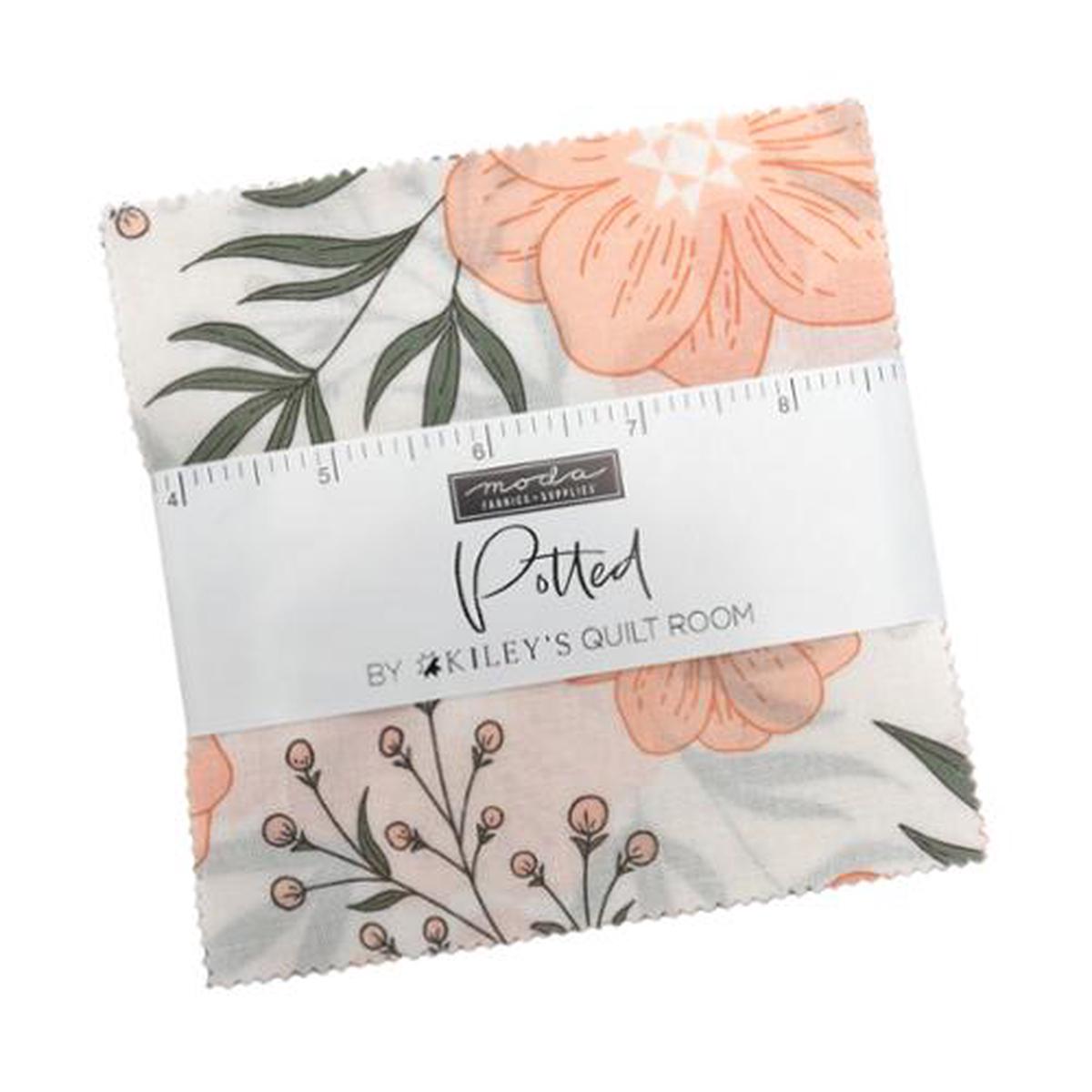 Potted Collection Cotton Fabric Charm Pack 26140PP