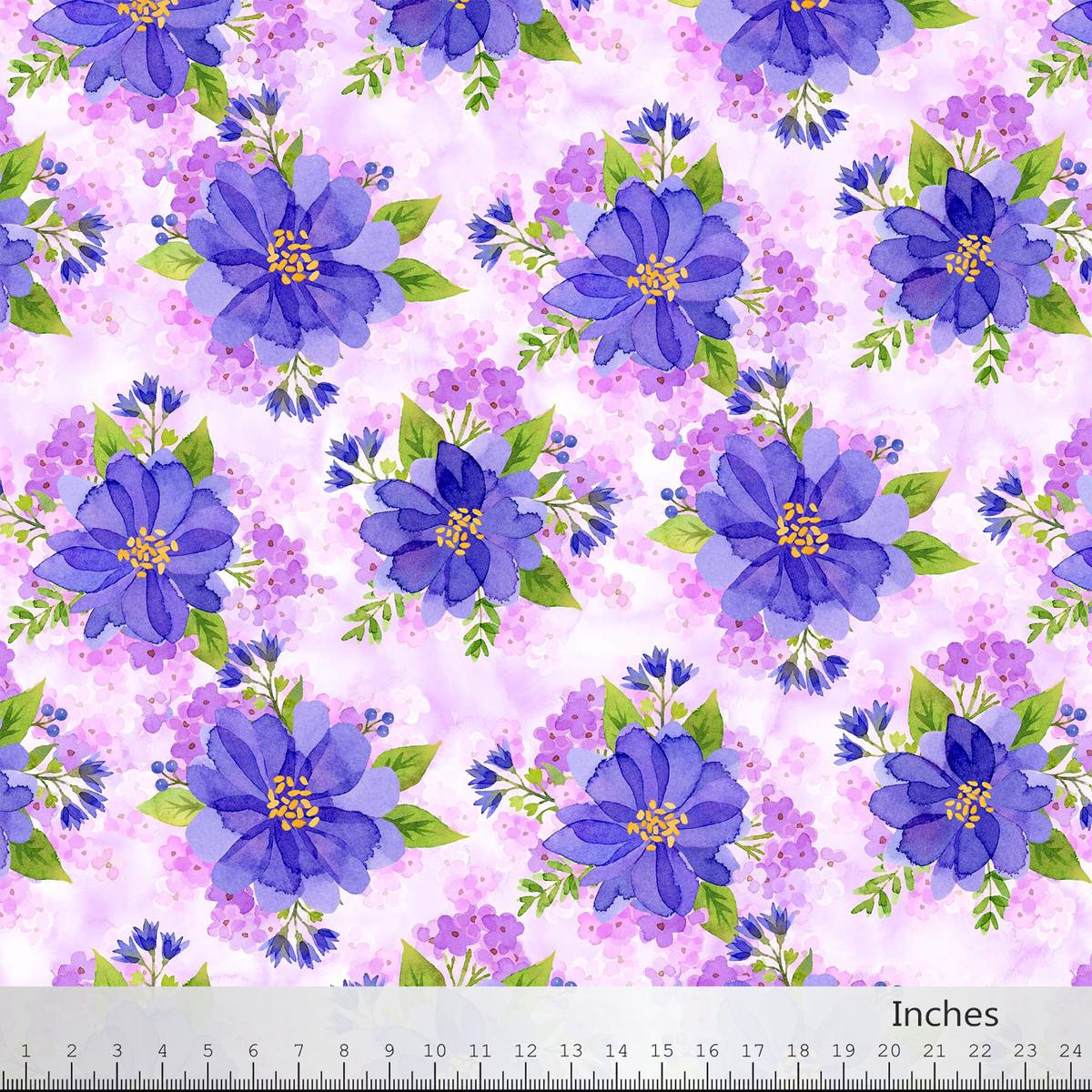 Pressed Flowers Collection Large Print Cotton Fabric 24647-81