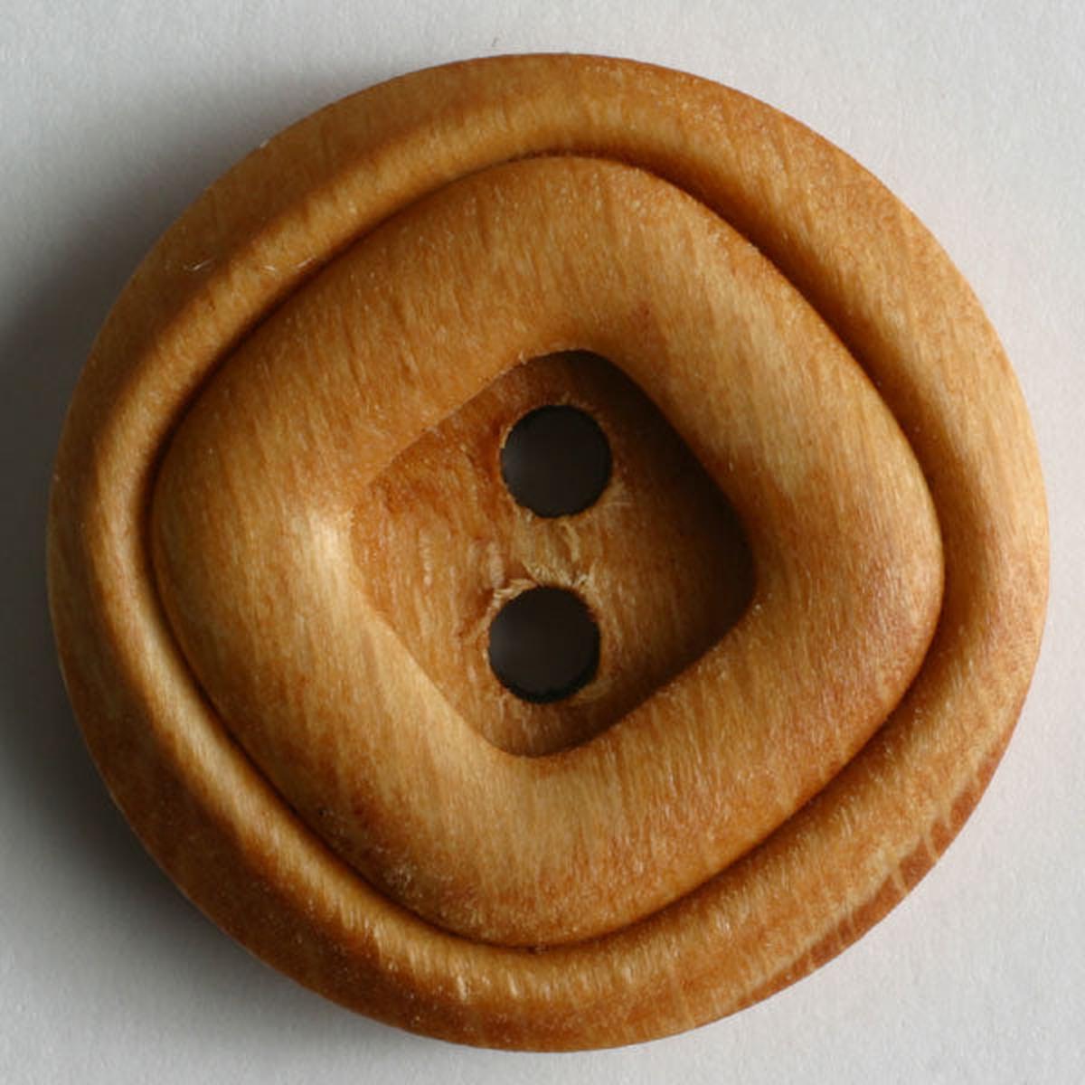 Square Wood Sew-Thru Buttons 1079