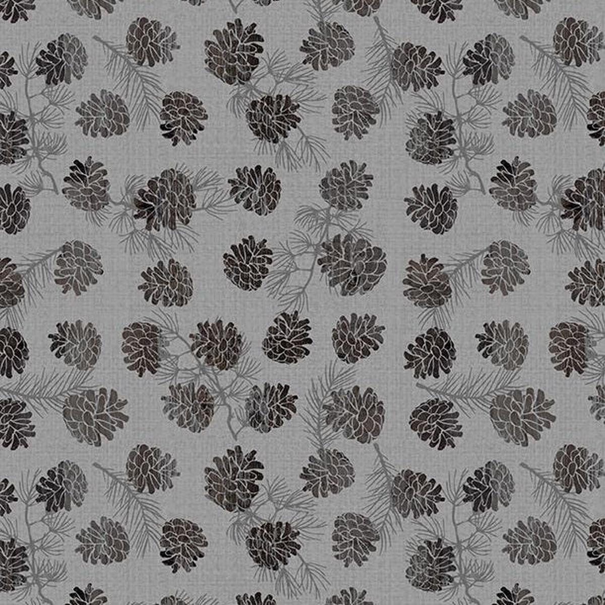 Wild Woods Lodge Collection Pinecone Toss Cotton Fabric 59027