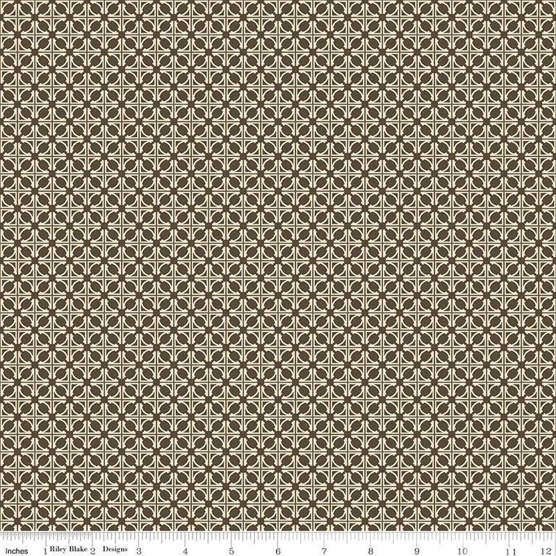 Winged Medley Collection Tile Cotton Fabric C15916
