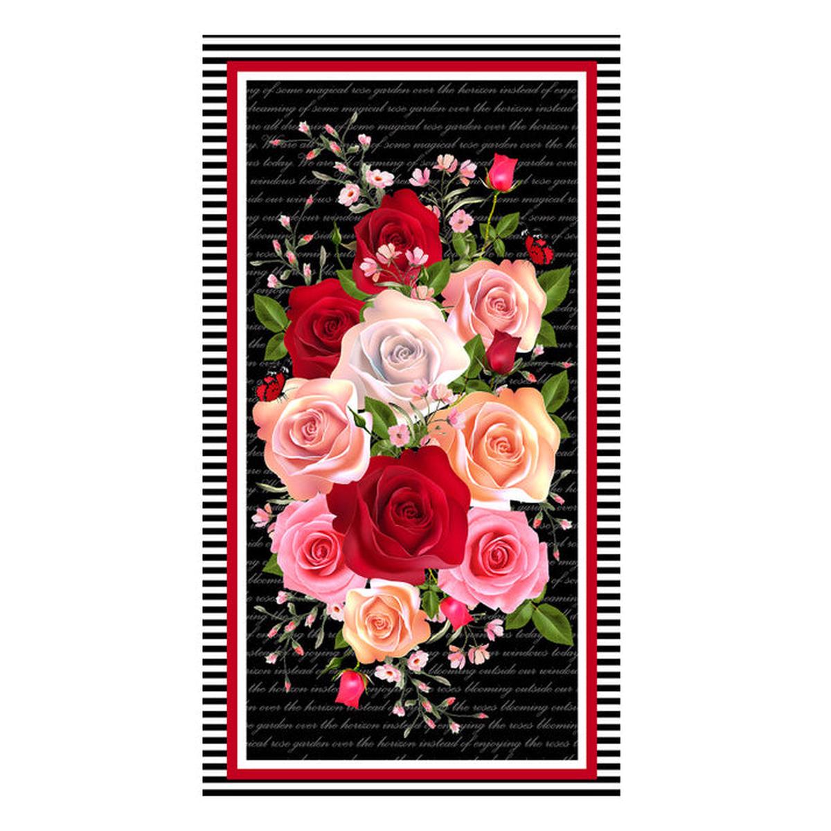 La Vie en Rose Cotton Craft Panel 4220P