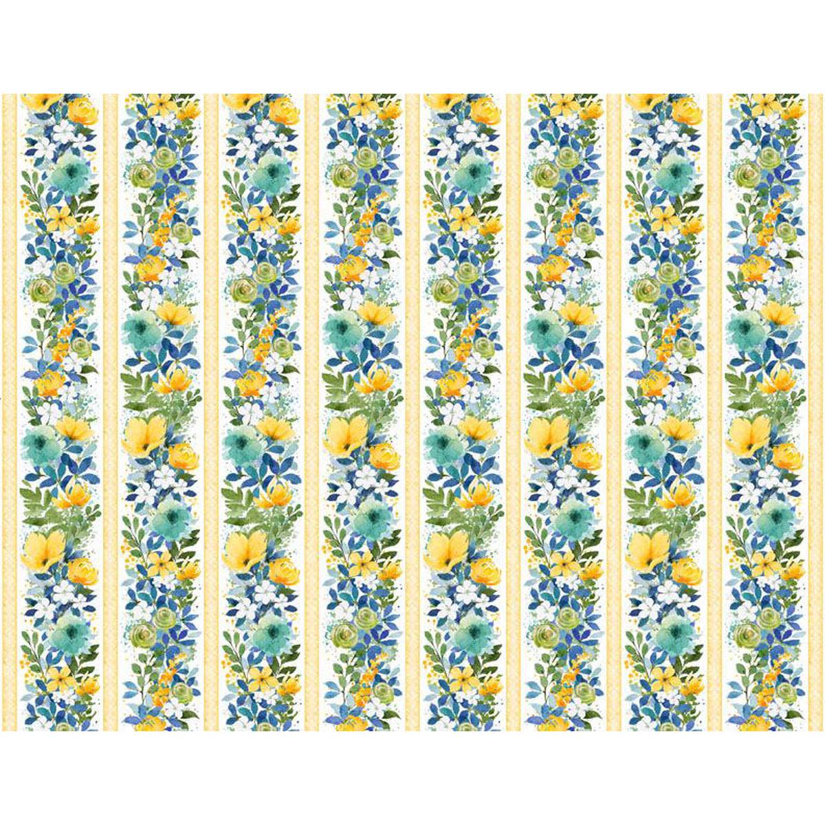 Sunlit Serenade Collection Repeating Stripes Cotton Fabric 40769-145