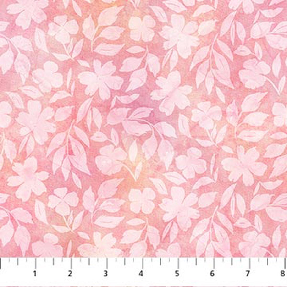 Sweet Surrender Collection Watercolor Foliage Cotton Fabric 26952