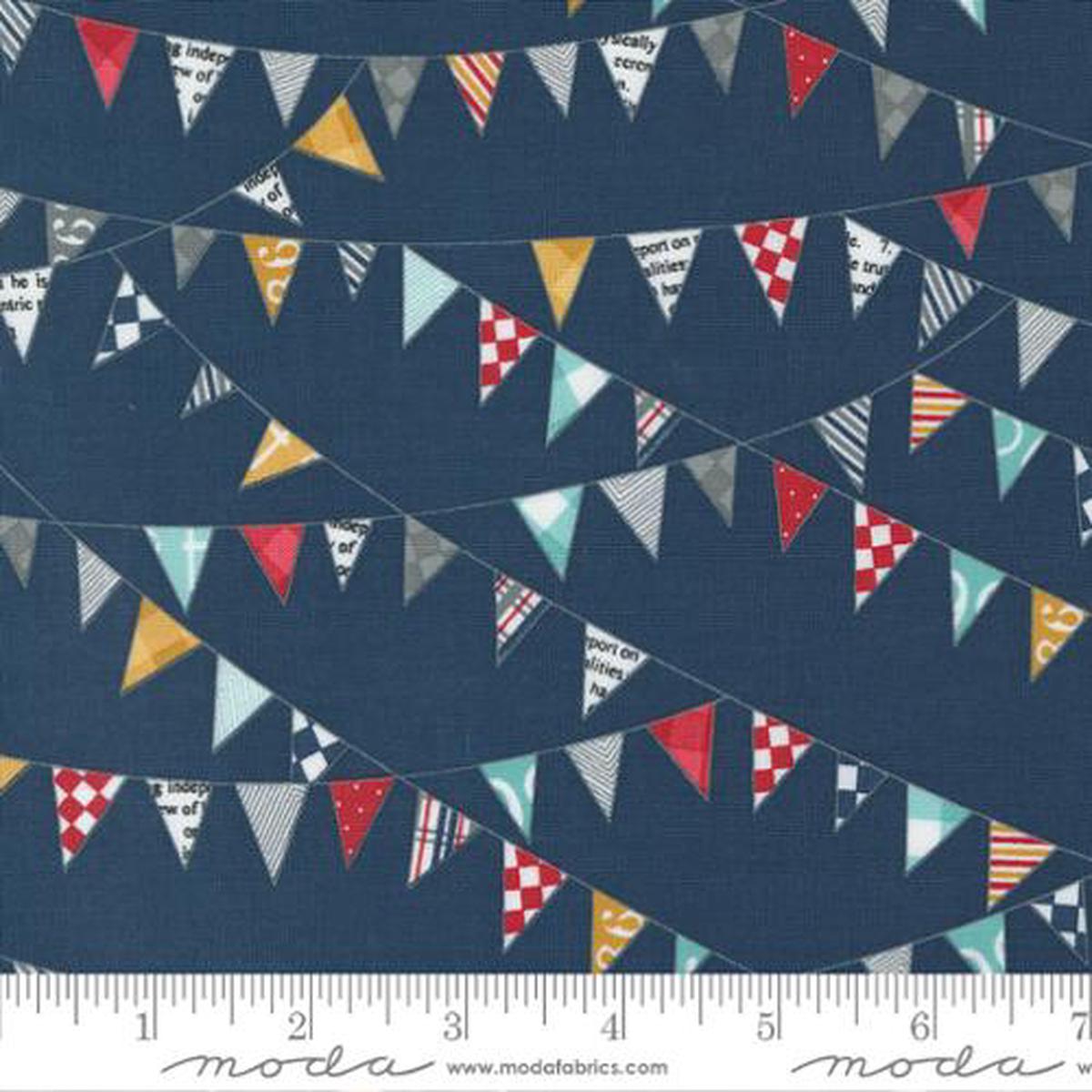 Vintage Collection Novelty Flags Cotton Fabric 55652