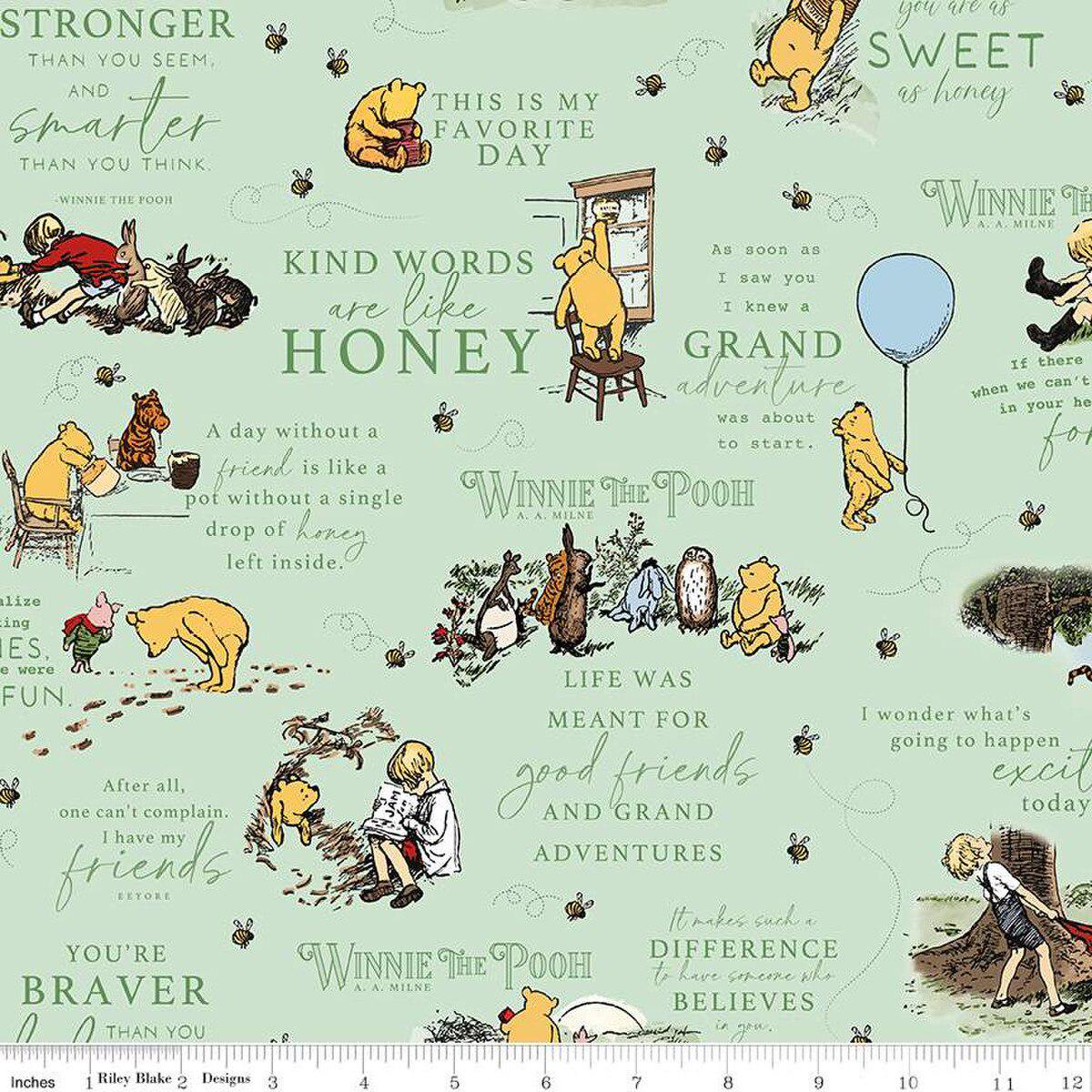 Winnie the Pooh Collection Main Cotton Fabric C17000