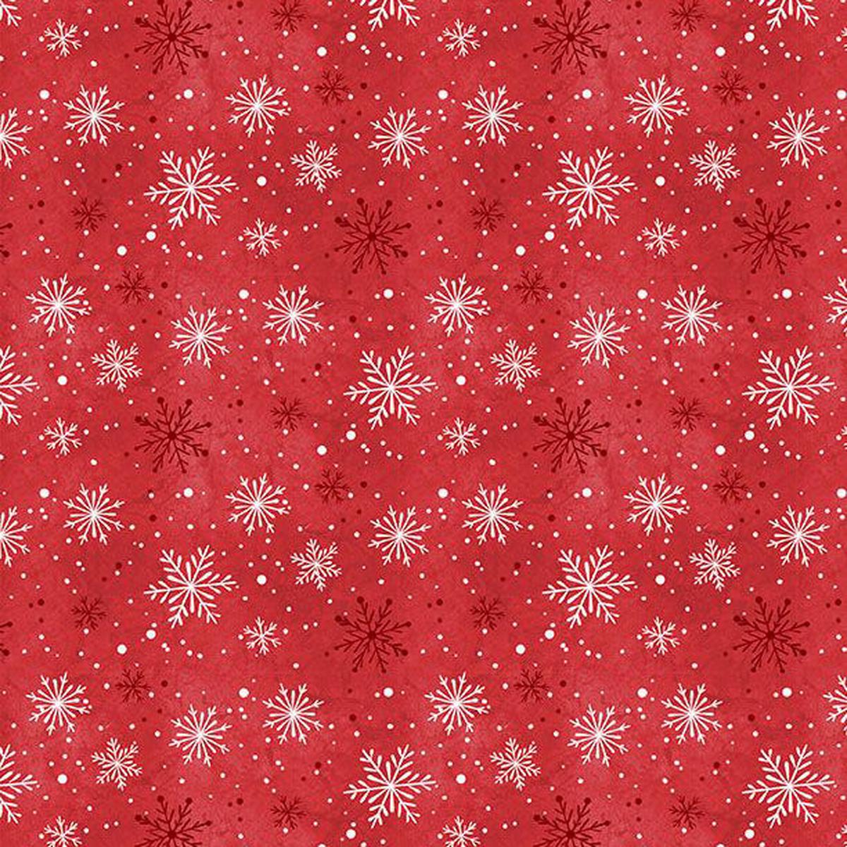 Frosty Merry-Mints Collection Snowflakes Cotton Fabric 3017-27658