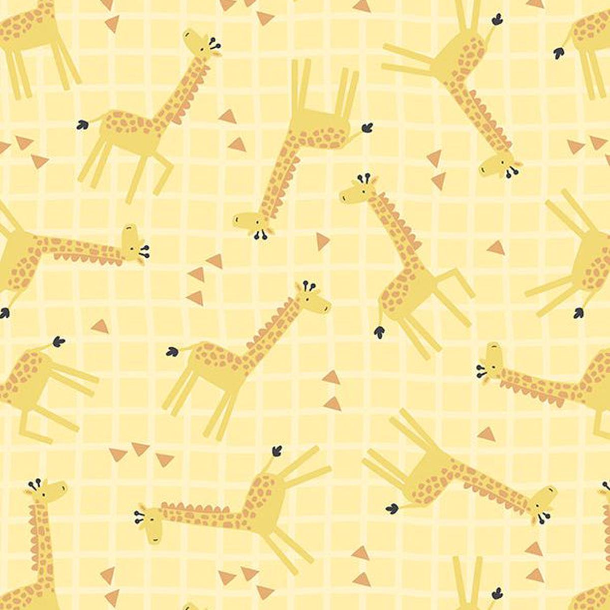 Hello Sunbeam Collection Giraffe Toss Cotton Fabric 24504