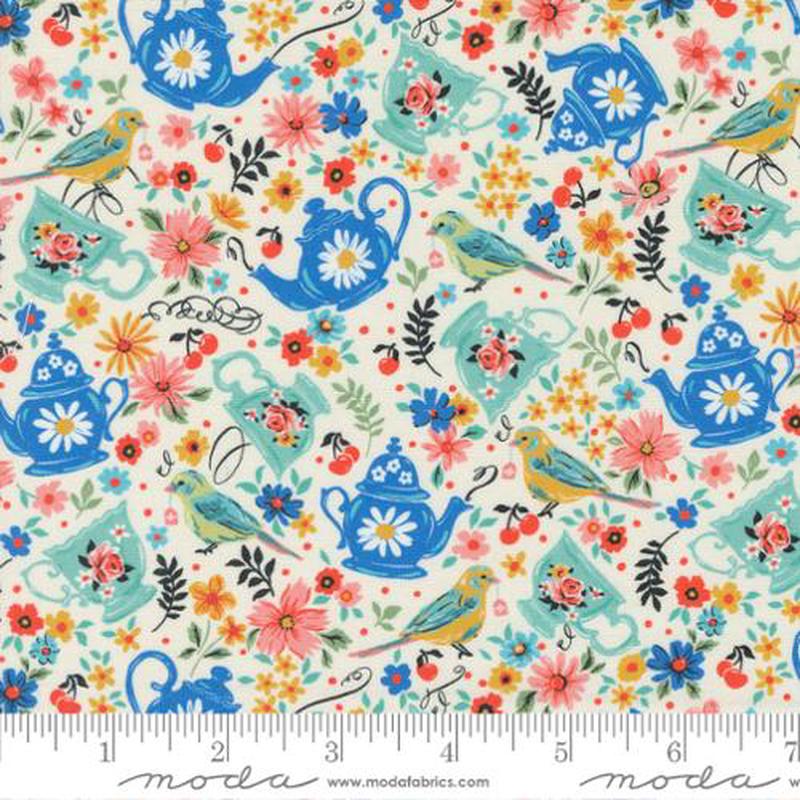 Julia Collection Tea Time Cotton Fabric 11921