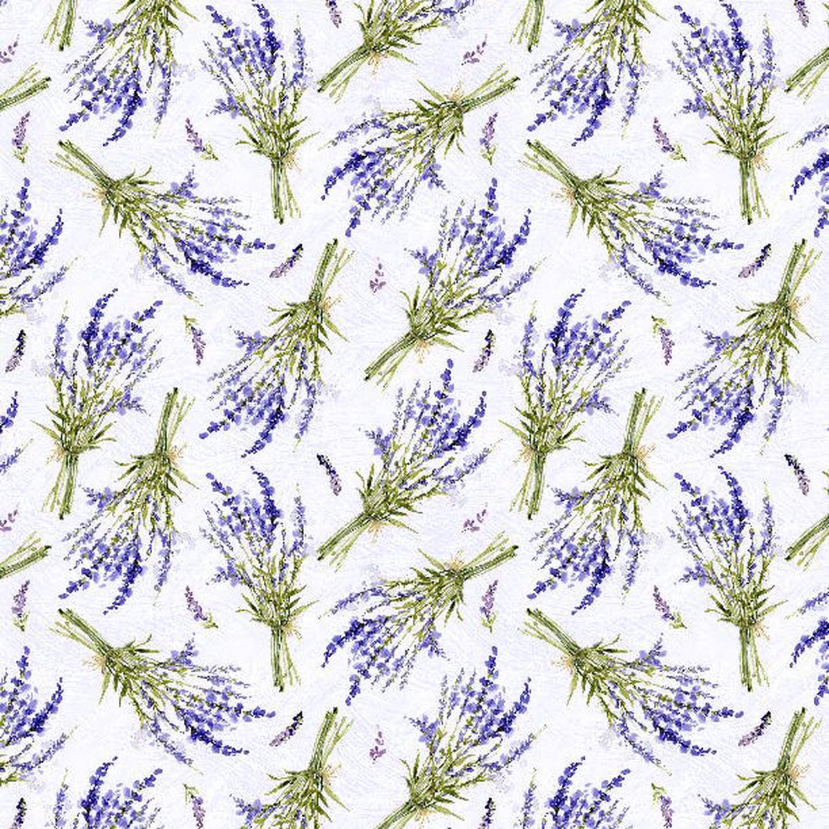 Lavender Lemonade Collection Tossed Lavender Cotton Fabric 39884