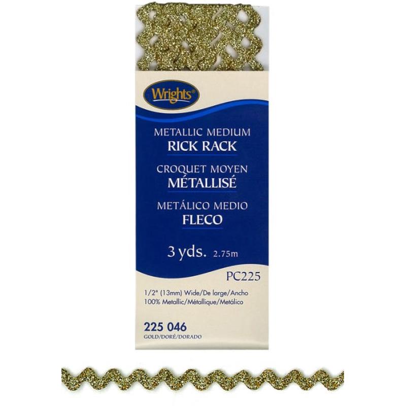 Metallic Medium Rick Rack 117225