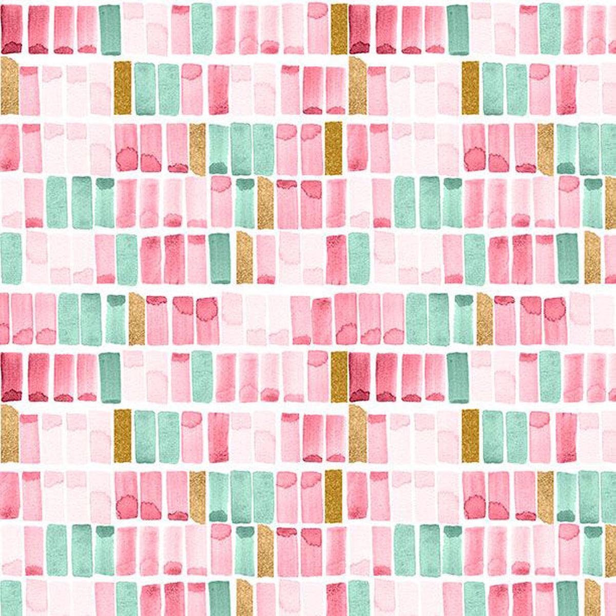 Peony Blossoms Collection Swatches Cotton Fabric 34717
