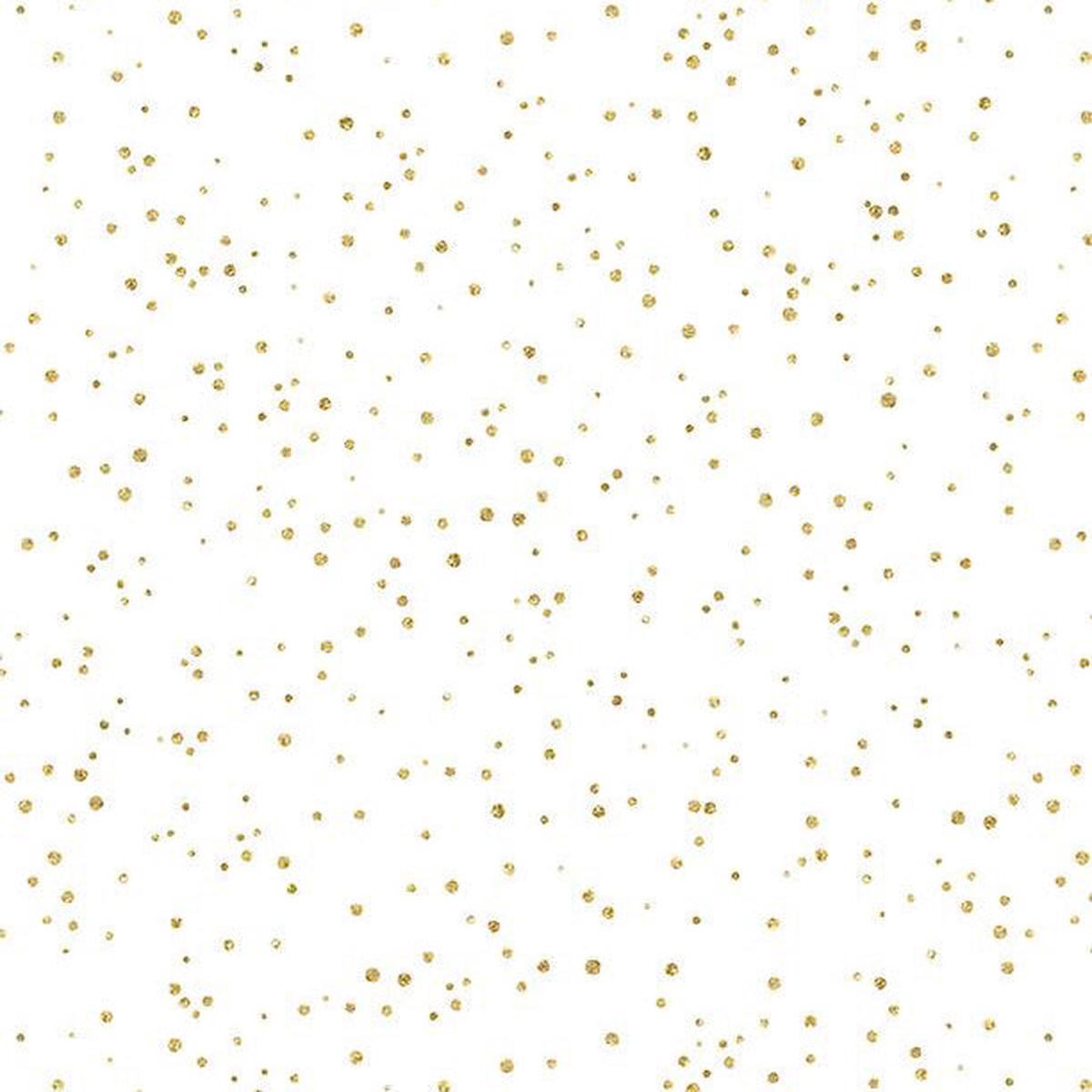 Peony Blossoms Glitter Dots Cotton Fabric 34718