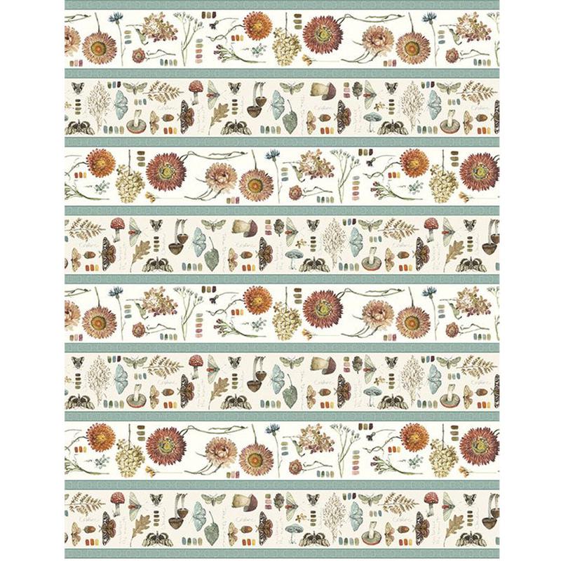 Season's Study Collection Repeating Stripes Cotton Fabric 17833