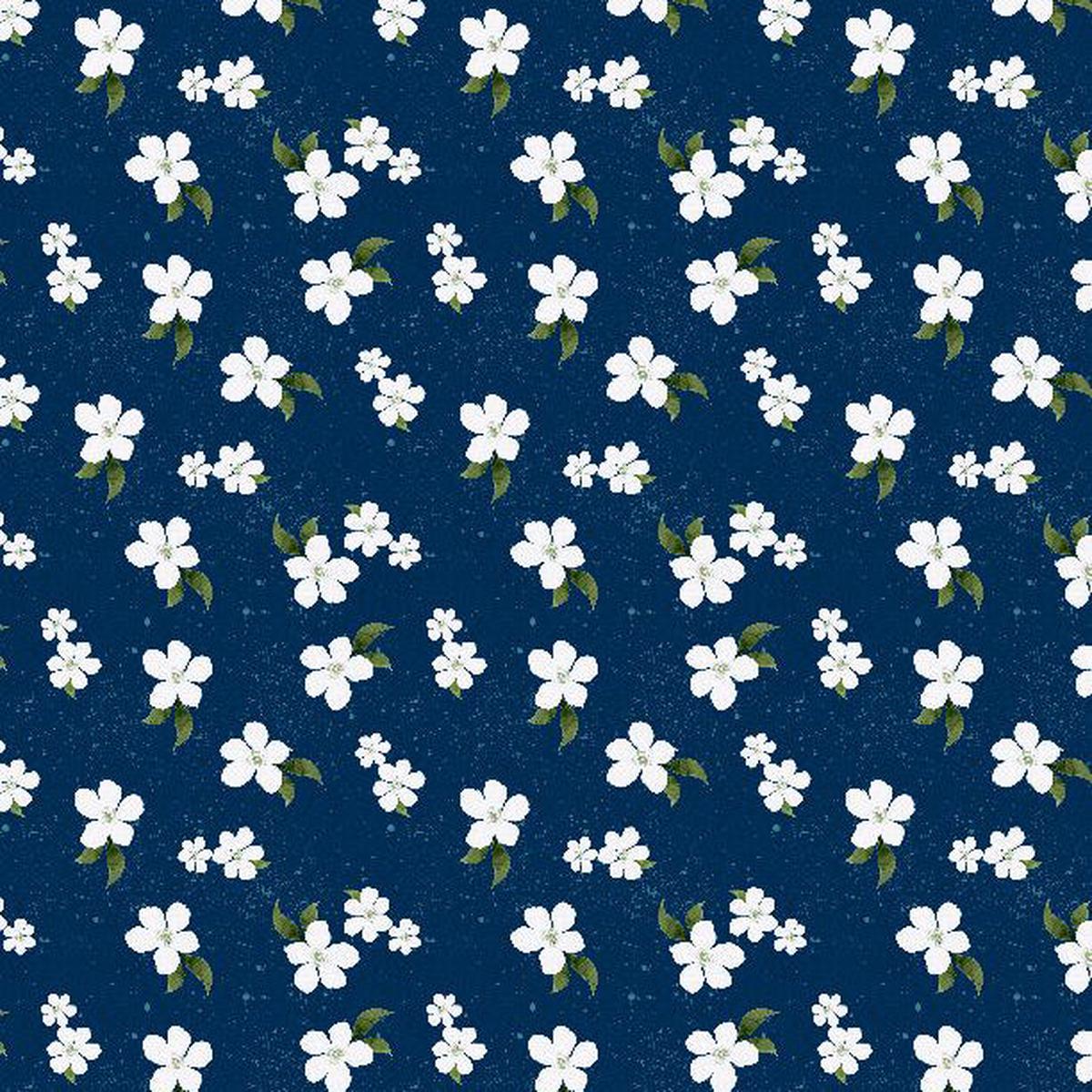 Sunlit Serenade Collection Small Floral Cotton Fabric 40774