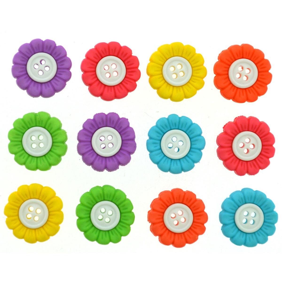 Buttons Sew Cute Sunflowers 6943