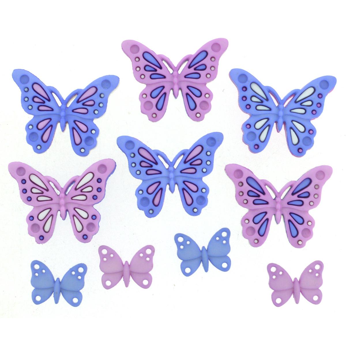 Buttons Sweet Butterflies 9315