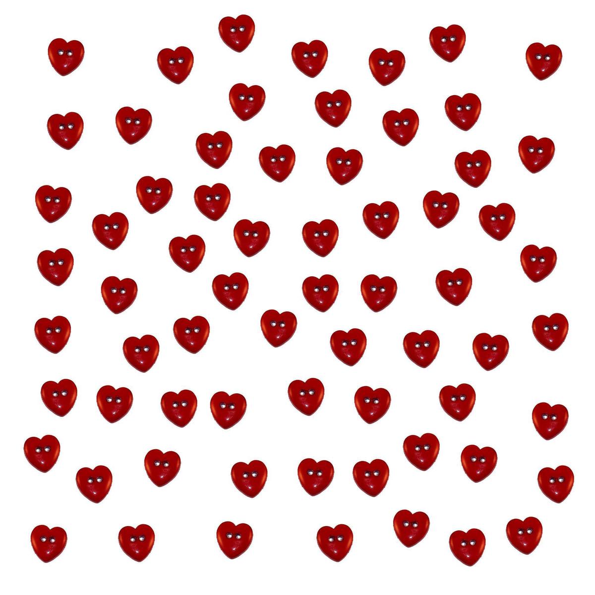 Buttons Tiny Hearts 1863