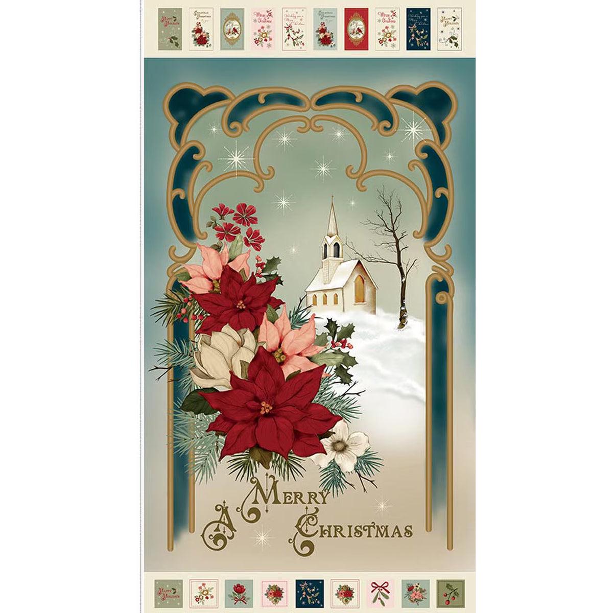 Christmas Greeting Collection Cotton Craft Panel P17669