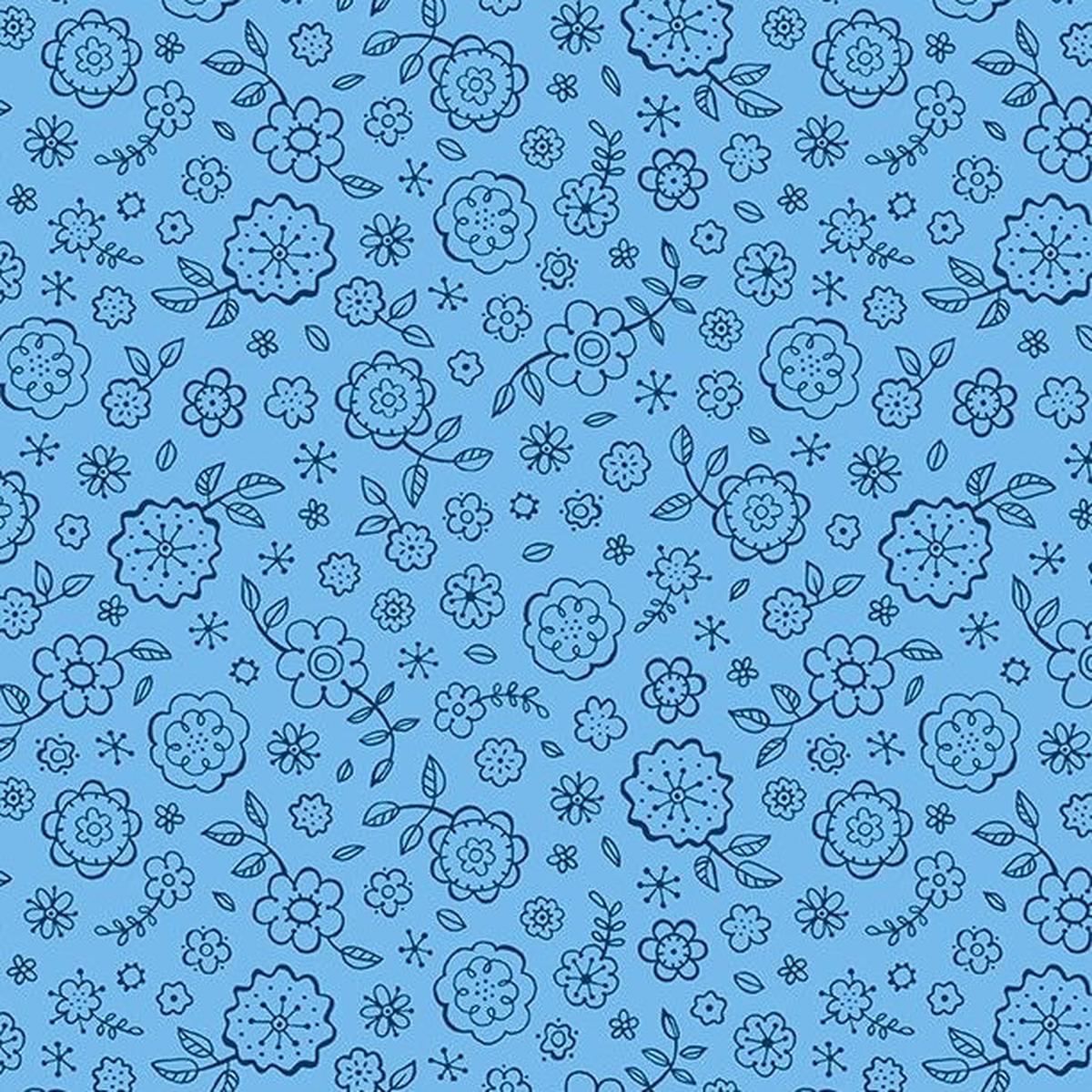 Colors of Summer Collection Ditsy Floral Cotton Fabric 23704