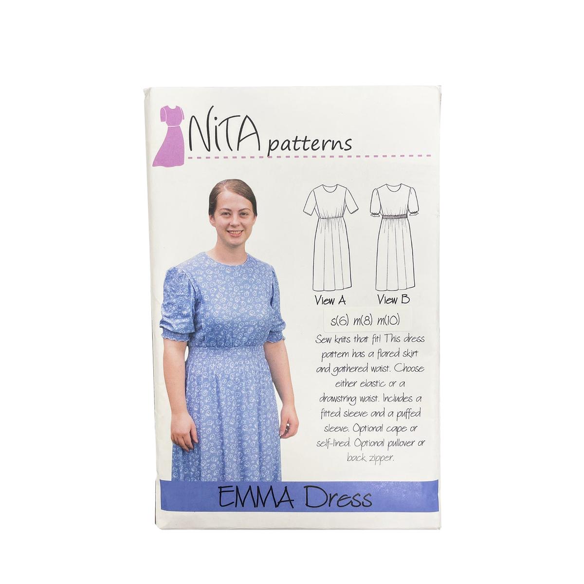 Emma Dress Pattern with Puff Sleeve