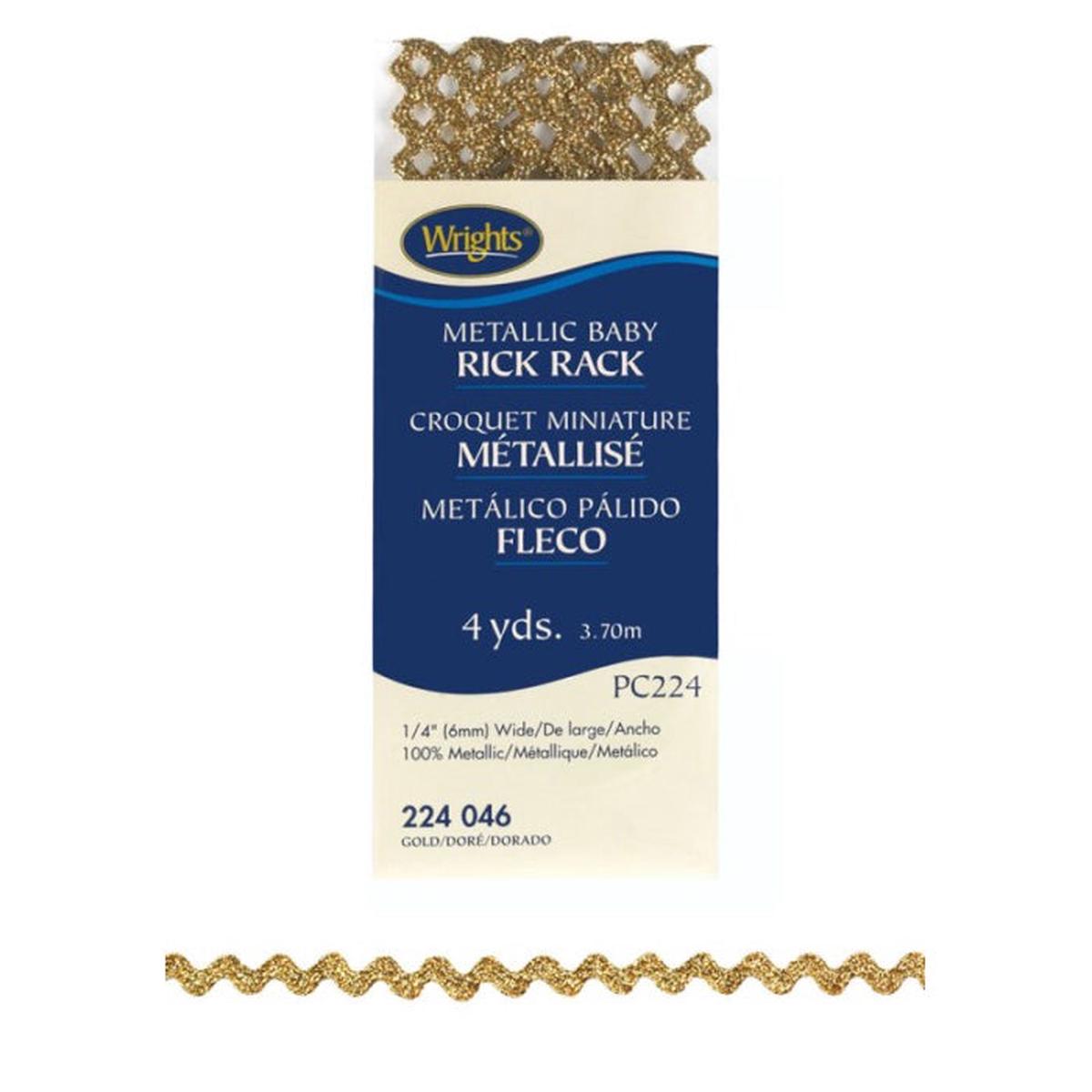 Metallic Baby Rick Rack 117224