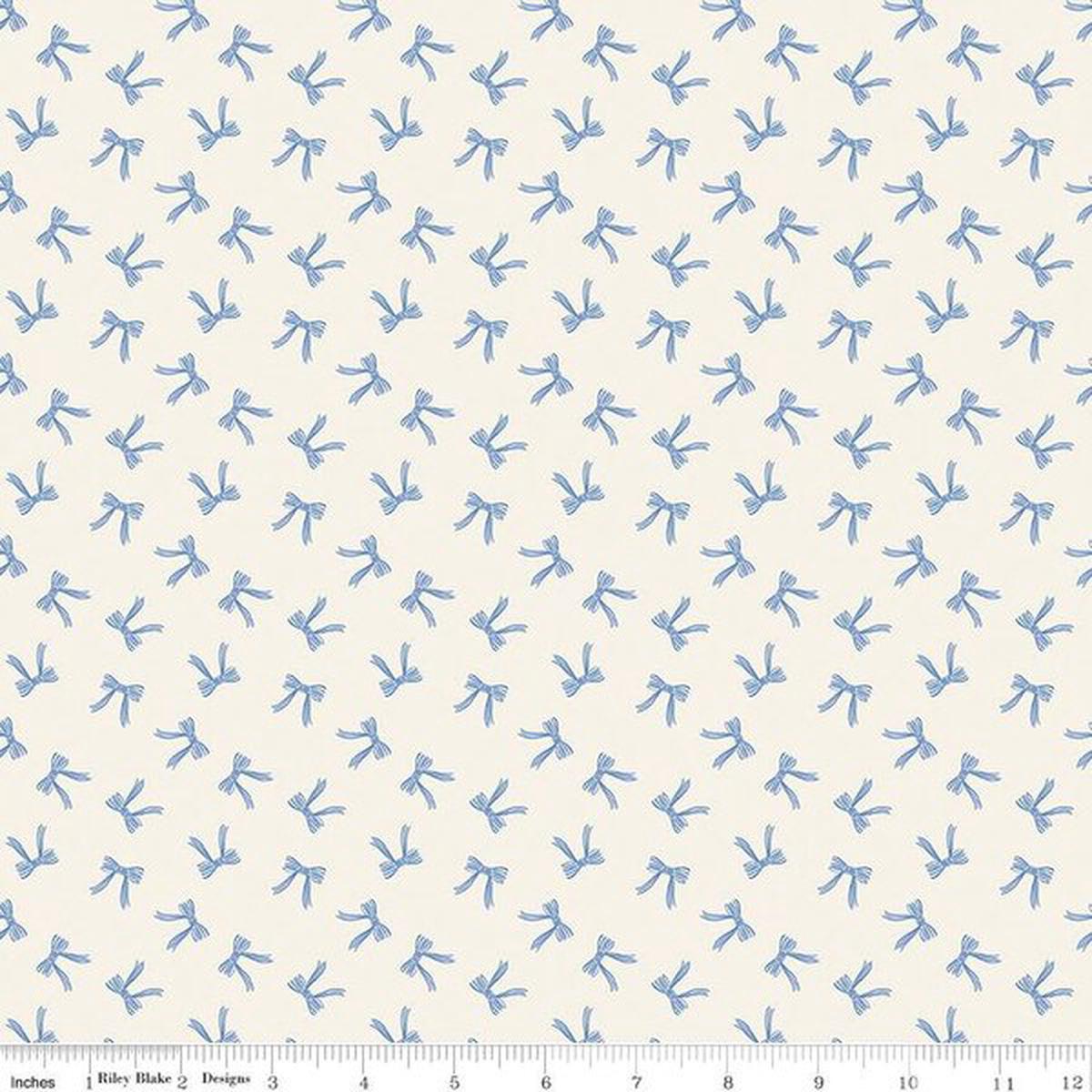 Penelope Collection Bow Cotton Fabric C16643