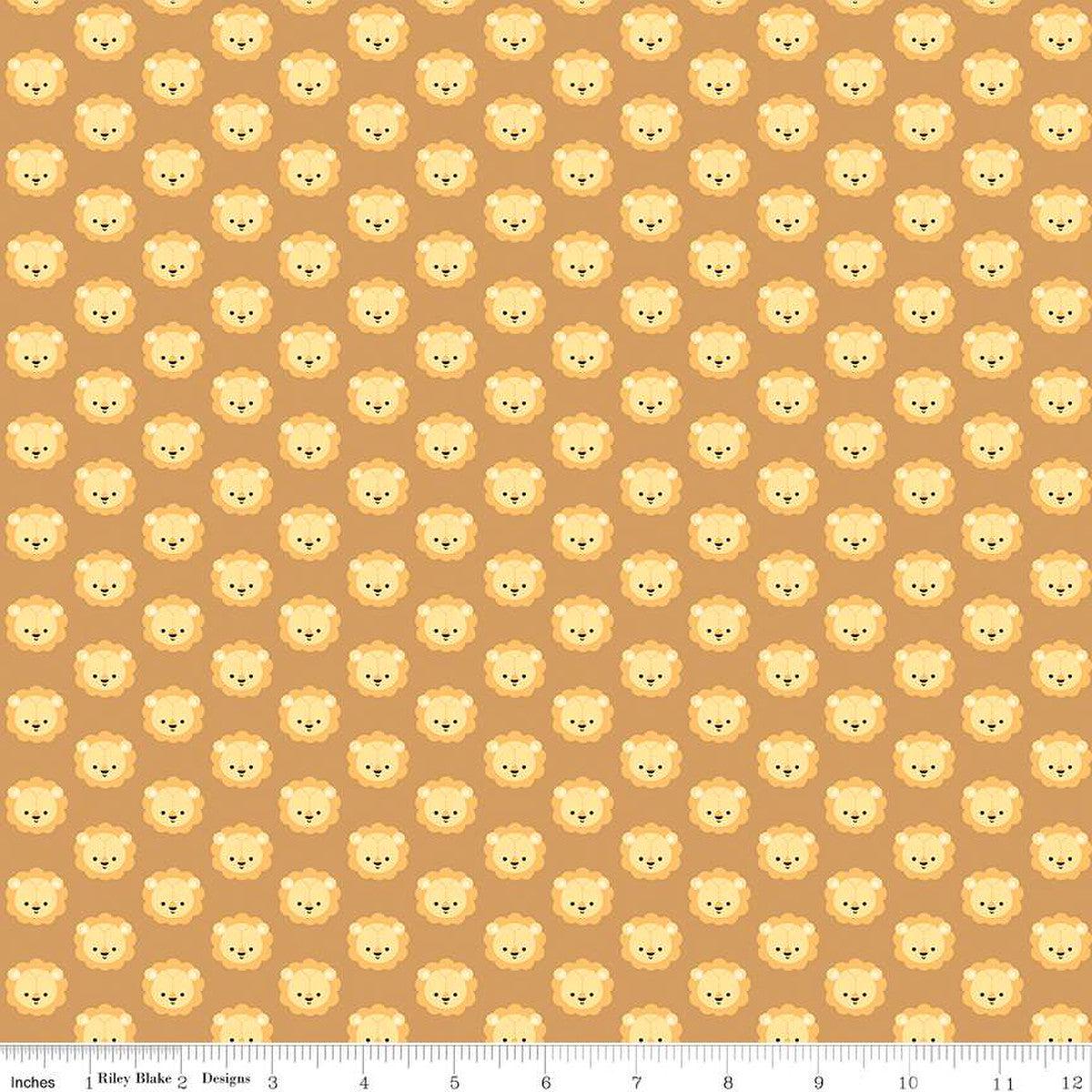 Special Delivery Collection Lion Cotton Fabric C15282