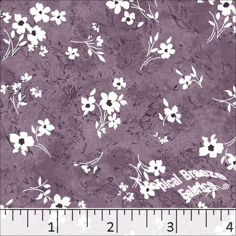 Standard Weave Floral Print Poly Cotton Fabric 6250