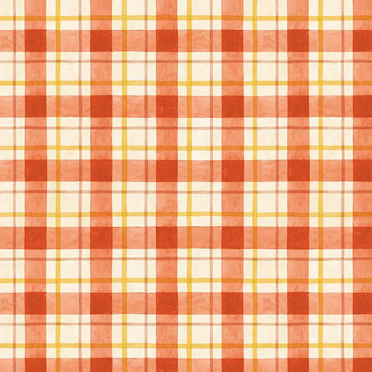 Sunflower Splendor Collection Plaid Cotton Fabric 83332