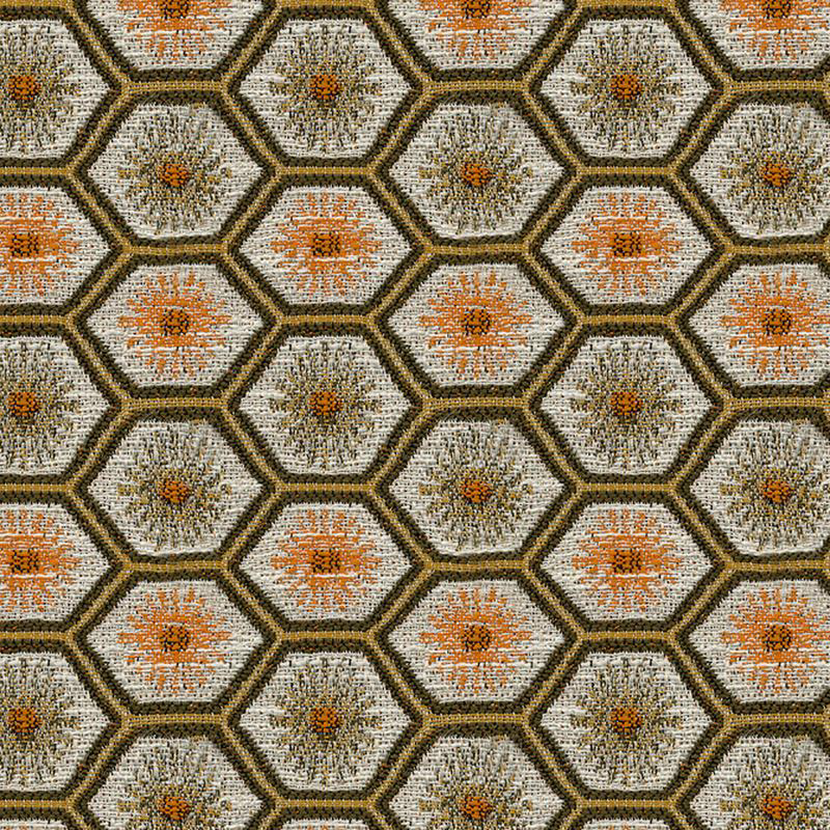 Brennan 44 Apricot by ABBEYSHEA Fabric