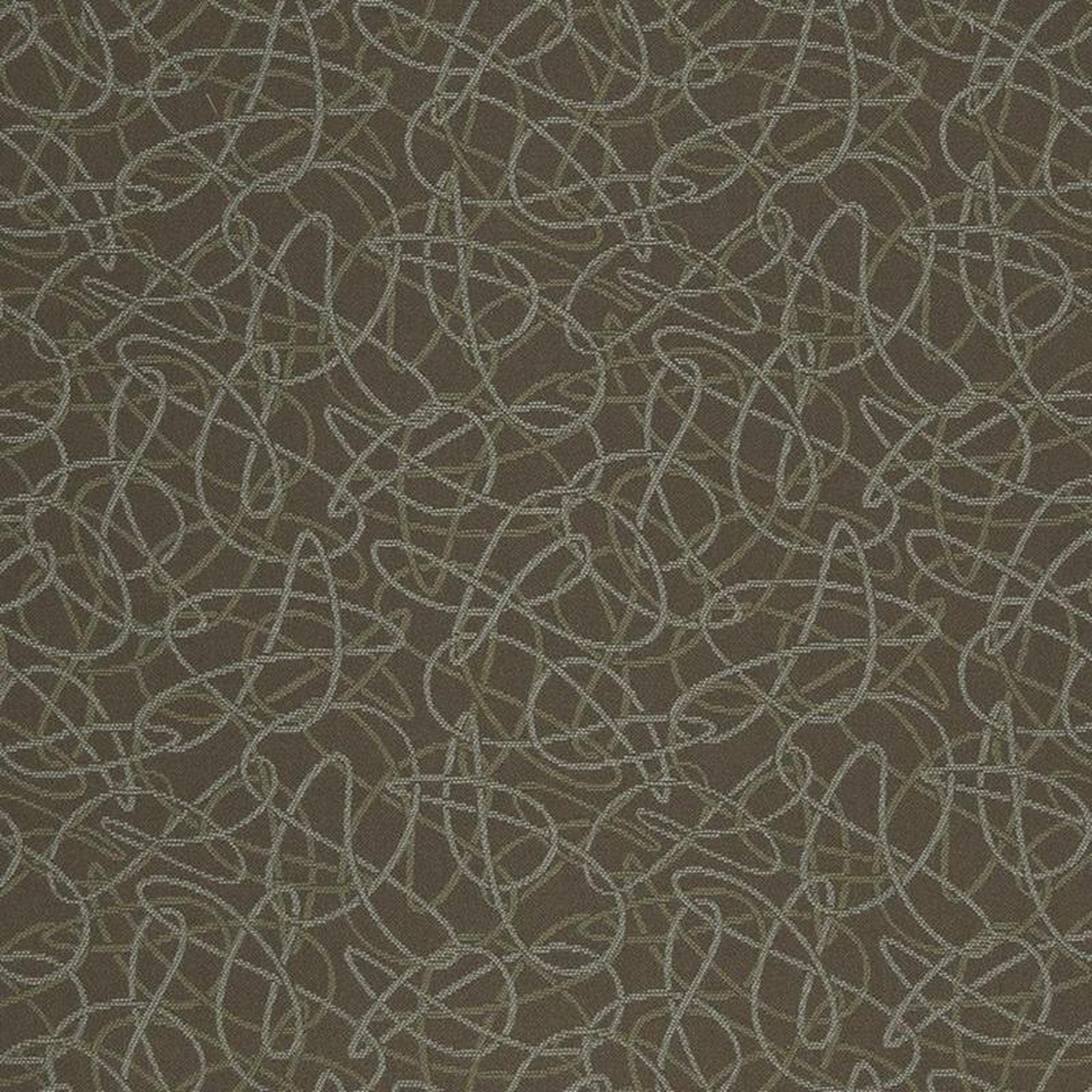 D931 SquigglesChocolate by Charlotte Fabric