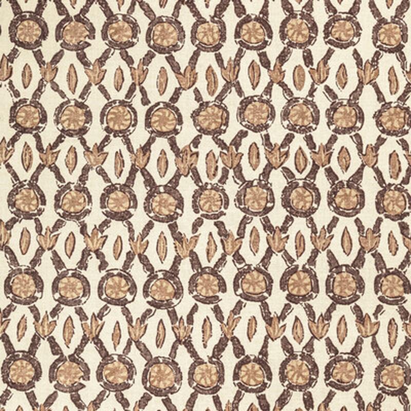 Galon Print Mocha by Brunschwig & Fils Fabric